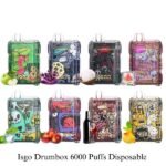 Isgo Drumbox 6000 Puffs Disposable