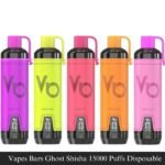 Vapes Bars Ghost Shisha 15000 Puffs Disposable Vape