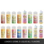LOADED 120ML E-LIQUID ALL FLAVORS