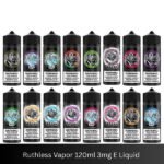 Ruthless Vapor 120ml 3mg E Liquid