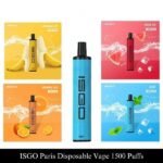 ISGO Paris Disposable Vape 1500 Puffs