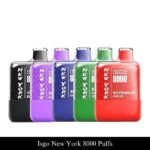 Isgo New York 8000 Puffs