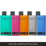 Nerd Slim 8000 Puffs Disposable