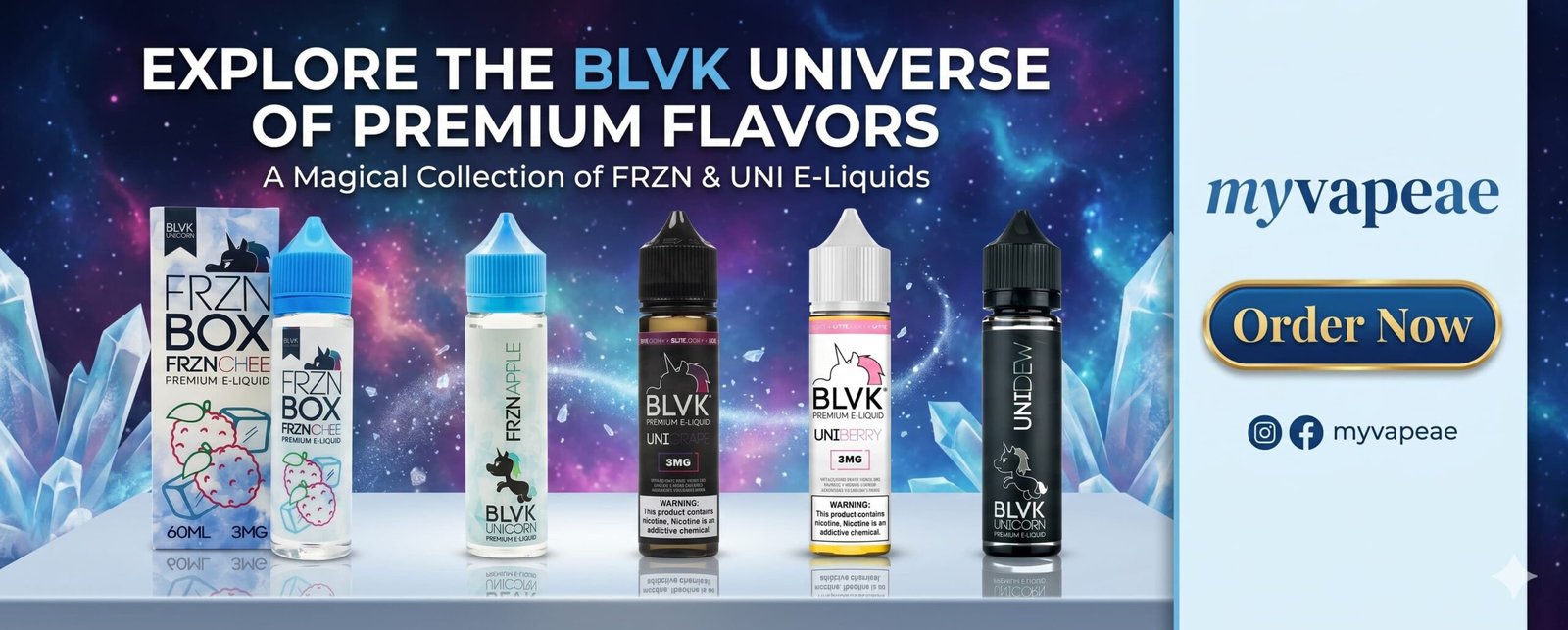 BLVK 60ml Vape Liquid