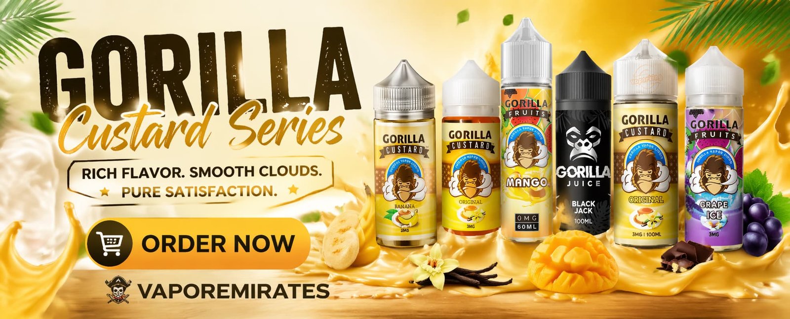 Gorilla Custard 100ml E-Liquid