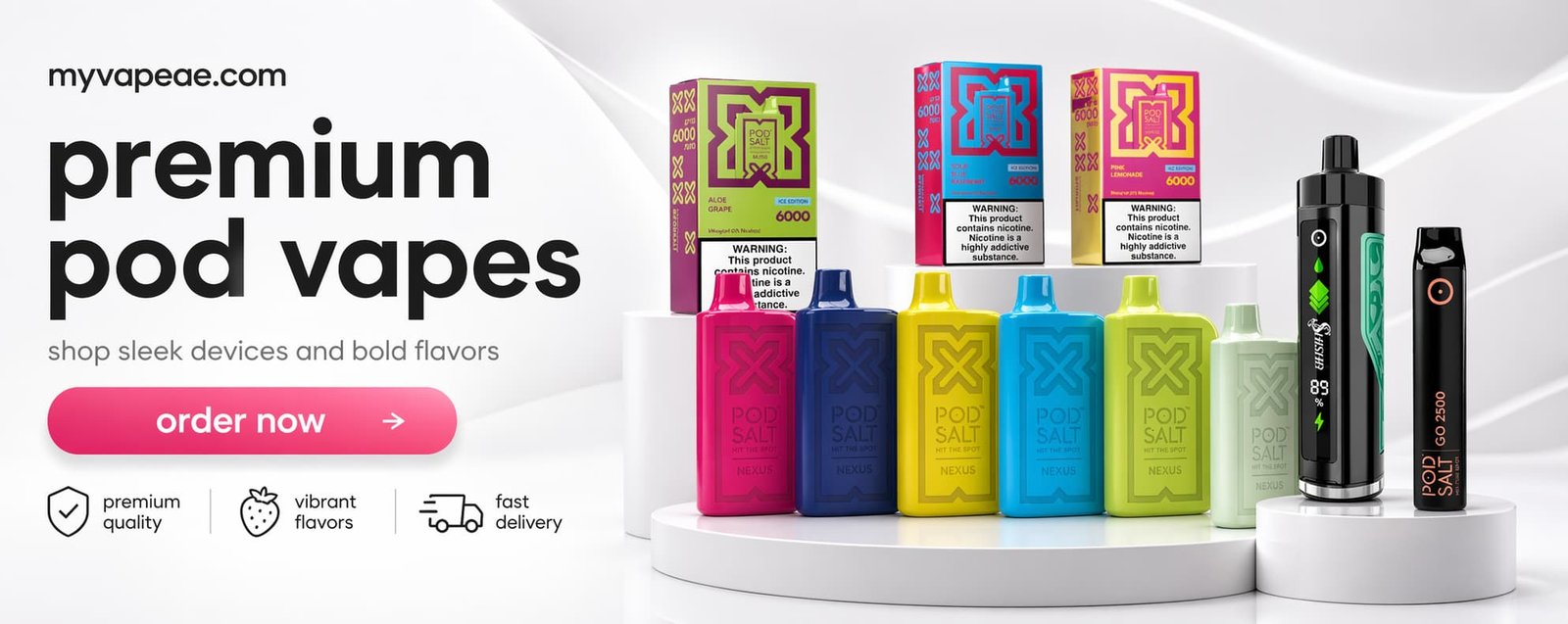 Pod Salt Disposable Vapes